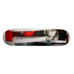 Closeup of Fire Hoses Skateboard Deck