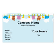 Clothesline Business Cards