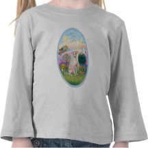 Cloud Angel - Fawn Whippet T Shirt