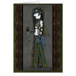 "Cloud Burst" Tribal Steampunk Aviatrix Fairy Card