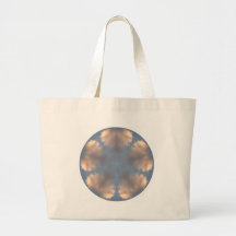 Cloud Photography Displayed in Kaleidoscope Canvas Bags