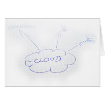 Cloud project greeting card