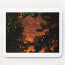 Clouds and Treetops Mouse Pad