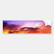 Clouds at Sunset Bumper Sticker
