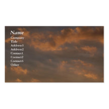 Clouds at Sunset - Business Cards