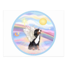 Clouds - Bernese Mountain Dog Angel Postcards
