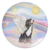 Clouds - Bernese Mountain Dog Plates