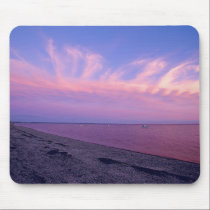Clouds Over Beach mousepads