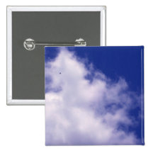 Clouds with Bird Button