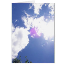 Clouds with Orb Card