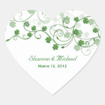 Clover Wedding Stickers