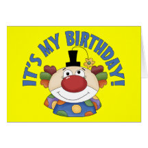 Clown Birthday Cards