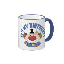 Clown Birthday Coffee Mugs