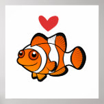 Clownfish Love Posters