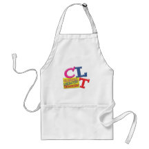 CLT WHIMSICAL LETTERS CLINICAL LABORATORY TECH APRON