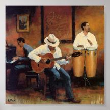 Club Orchesta a l´ huile Poster