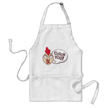 Cluck you! aprons