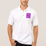 Clustered Squares Purple Shirt