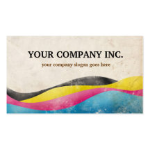 CMYK business card