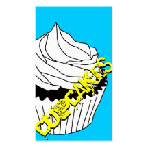 cmyk cupcake scribble (loyalty punch card) business card template