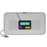 CMYK portable retro radio Laptop Speaker
