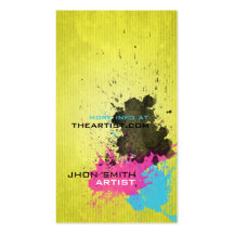 CMYK Splash Business Cards
