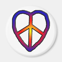 CND Heart copy Fridge Magnets