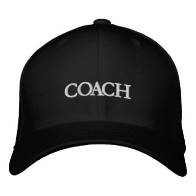 COACH EMBROIDERED BASEBALL CAPS
