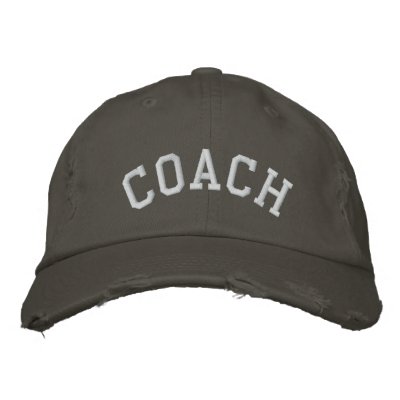 COACH EMBROIDERED HAT