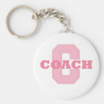 COACH PINK KEY CHAINS
