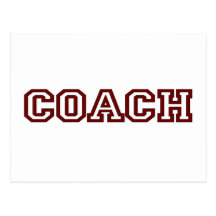Coach Postcard