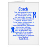 Coach Thank You Card
