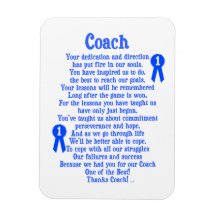 Coach Thank You Magnets