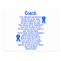 Coach Thank You Postcard