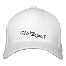 Coast 2 coast embroidered baseball caps