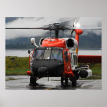 Coast Guard MH-60 Jayhawk Helicopter Posters