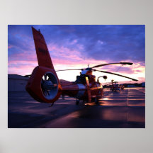 Coast Guard MH-65 Mako Helicopter Posters