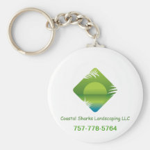 coastal sharks landscaping keychains