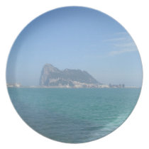 Coastal Views - The Rock of Gibraltar plates