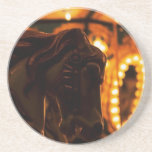 Coaster Carnival Carousel Horse Night Rider Gift