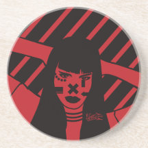Coaster red woman