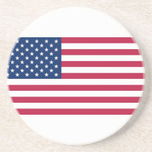 Coaster with Flag of the USA