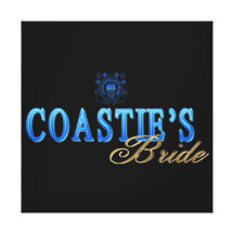 Coastie's Bride Canvas Print