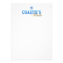Coastie's Bride Custom Invites