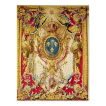 Coat of arms of the French Royal Family Post Card