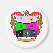 Coat of Soul of the religious melancholic girl Refrigerator Magnets