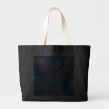 Cobalt Island Cities of the Future Tote Bag