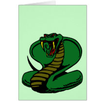Cobra Greeting Card