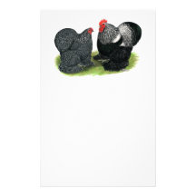 Cochins:  Silver-penciled Stationery Design