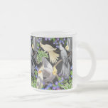 Cockatiels and Forget Me Nots Mug